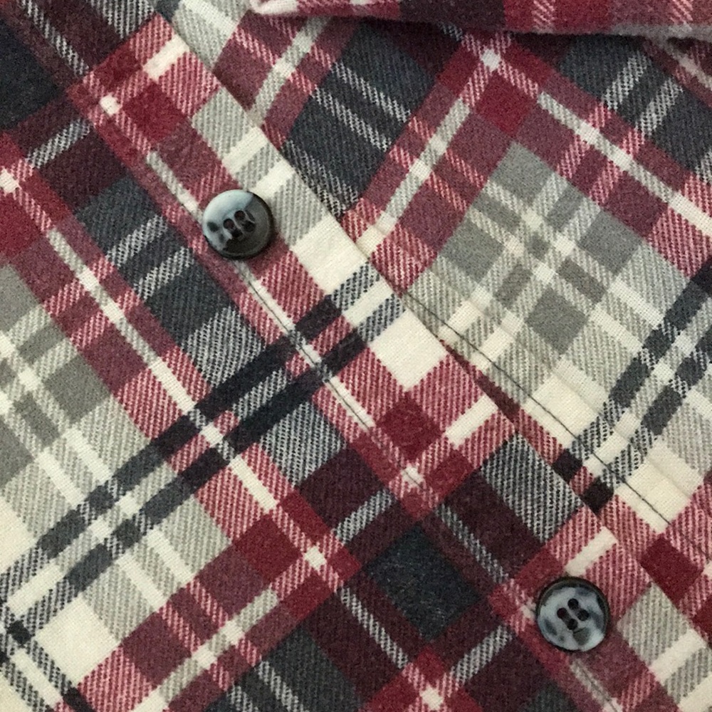 Plaid patterned flannel jacket - Picture 5 of 7